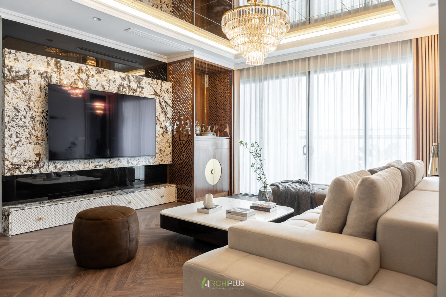 Thi công hoàn thiện nội thất căn hộ Chung cư BRG Diamond Residence- Anh Long